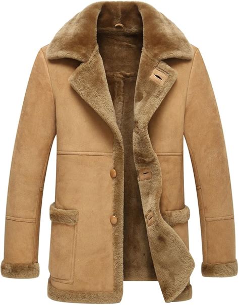 hermes shearling coat men|shearling coats for men.